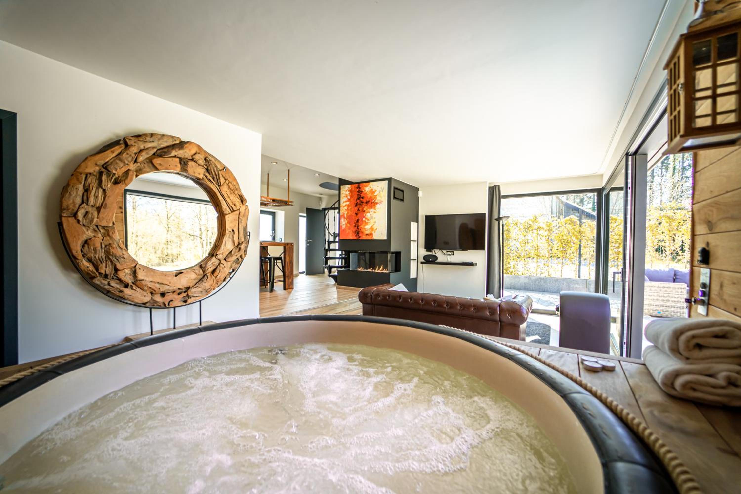 Le Fermage - logement avec piscine, sauna et jacuzzi