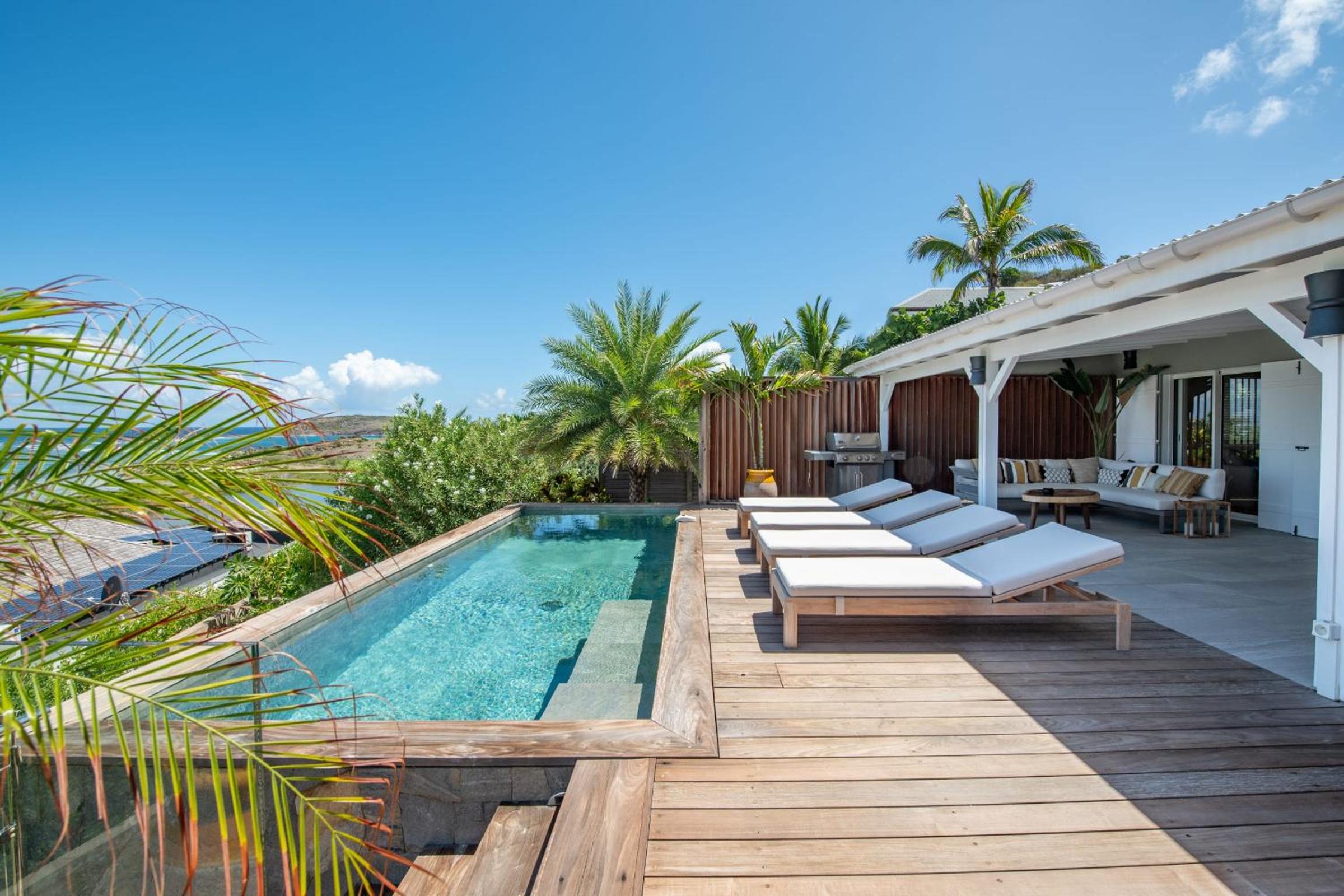 Villa Essenia - Vue Lagon avec Piscine