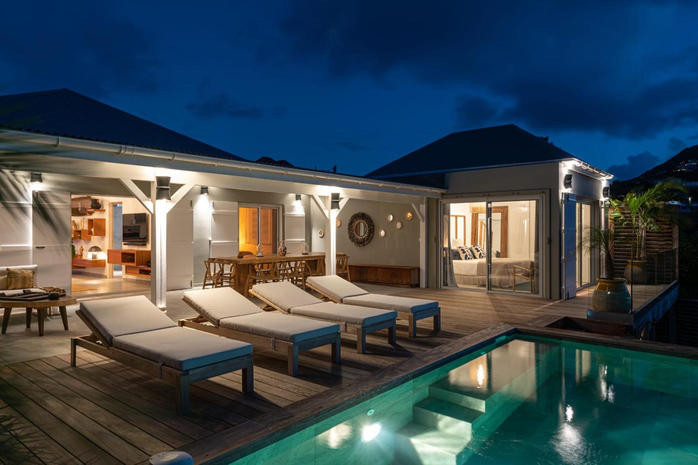 Villa Essenia - Vue Lagon avec Piscine