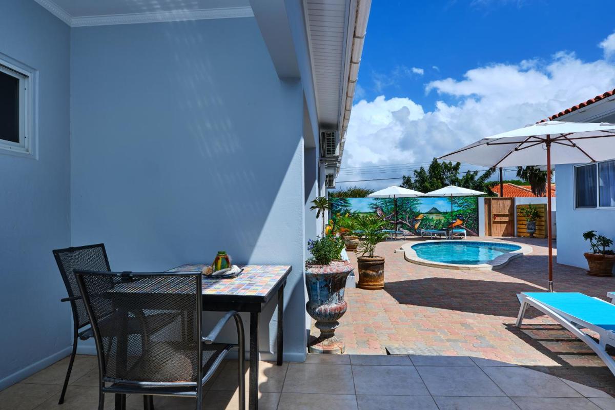 outdoor BBQ area