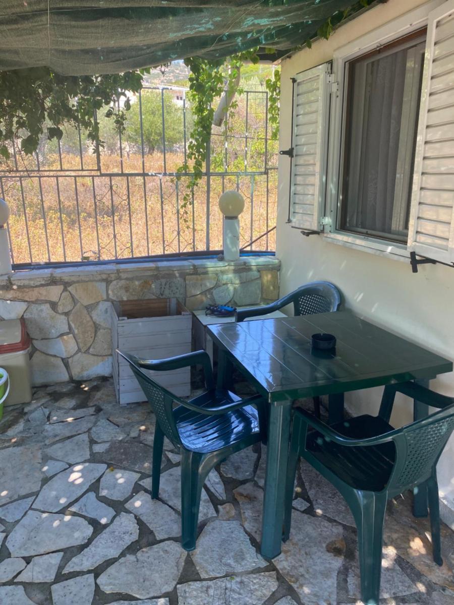 outdoor BBQ area
