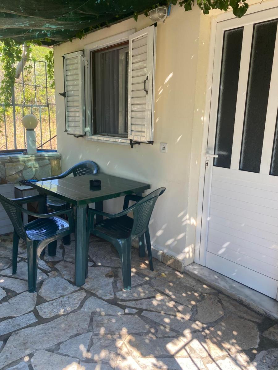outdoor BBQ area
