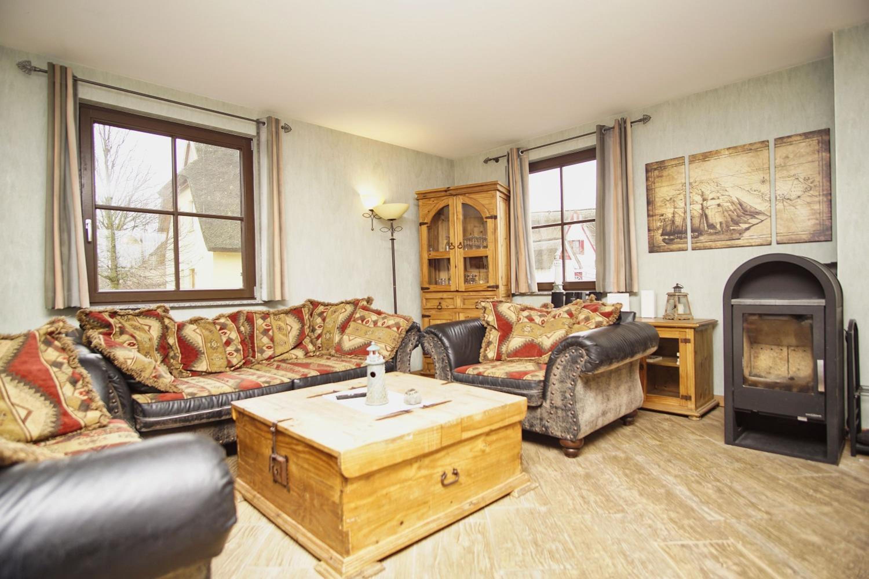 Ferienhaus mit eigener Sauna, Kamin und Garten - Ferienhaus Leuchtturm