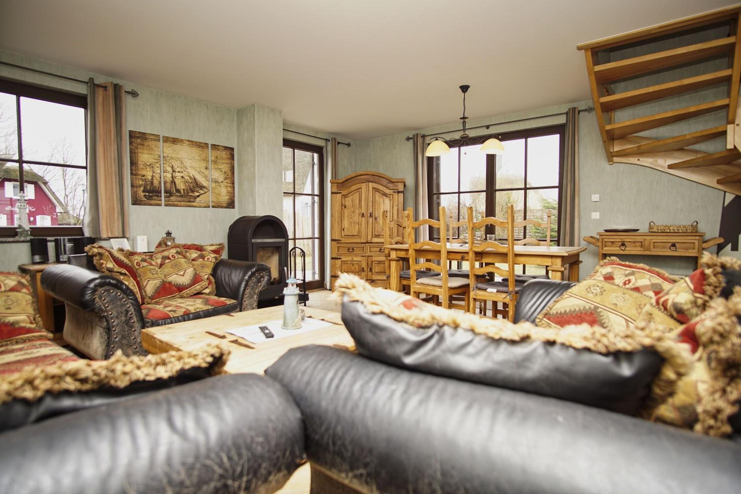 Ferienhaus mit eigener Sauna, Kamin und Garten - Ferienhaus Leuchtturm