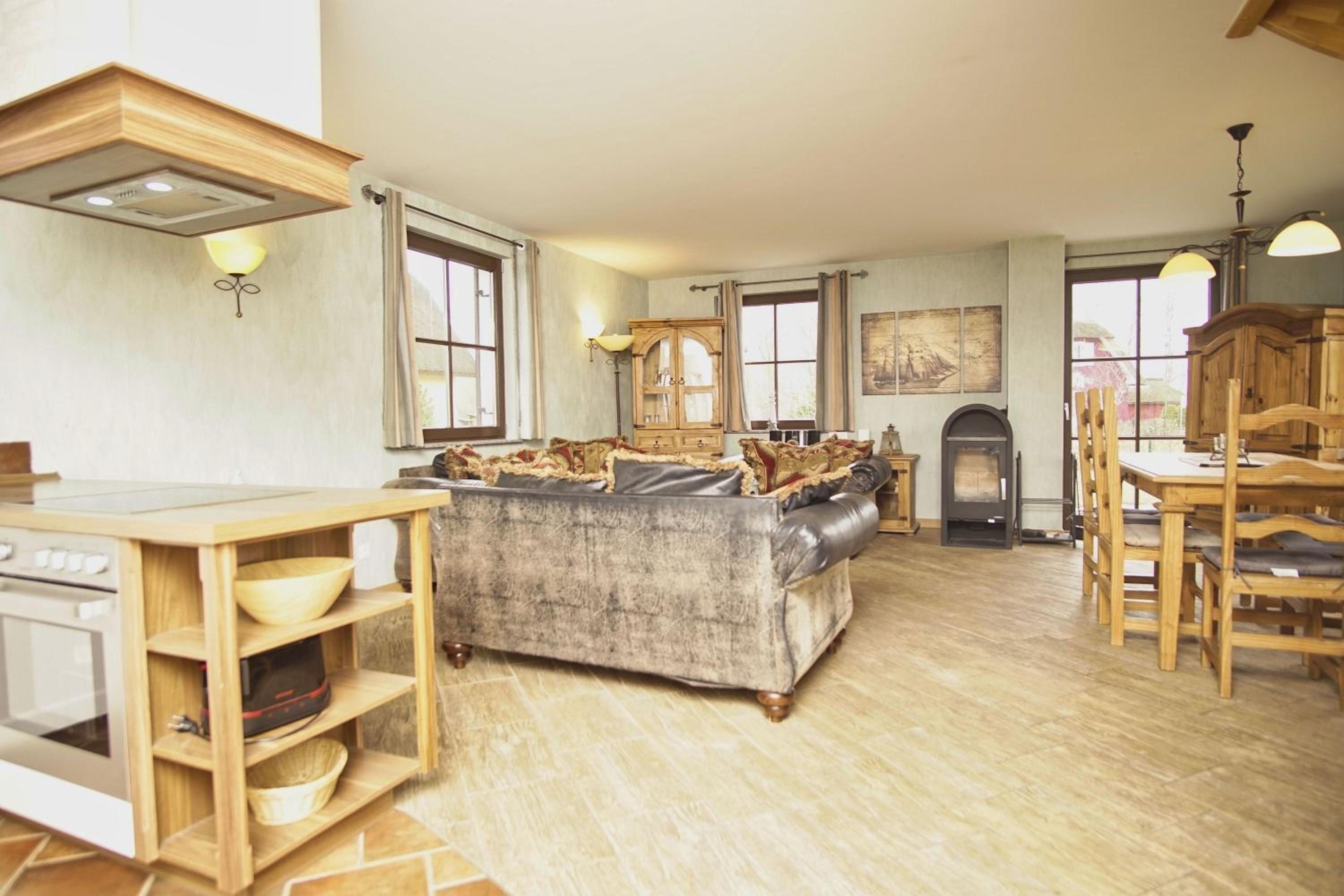 Ferienhaus mit eigener Sauna, Kamin und Garten - Ferienhaus Leuchtturm