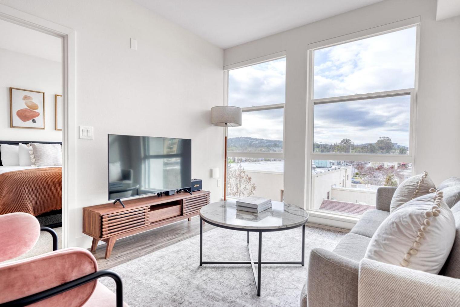 Redwood City 1BR w Gym WD nr Caltrain SFO-916 - Property Image 16