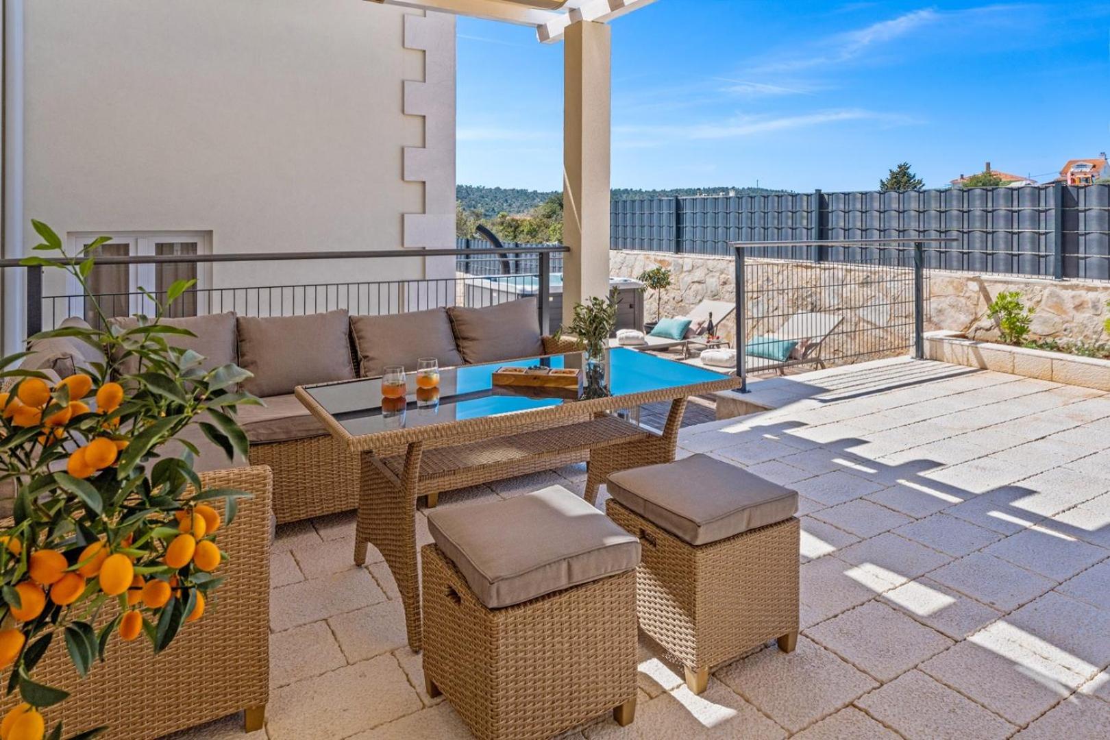 Villa Ora with Heated pool, Whirlpool, 4 bedrooms view 5