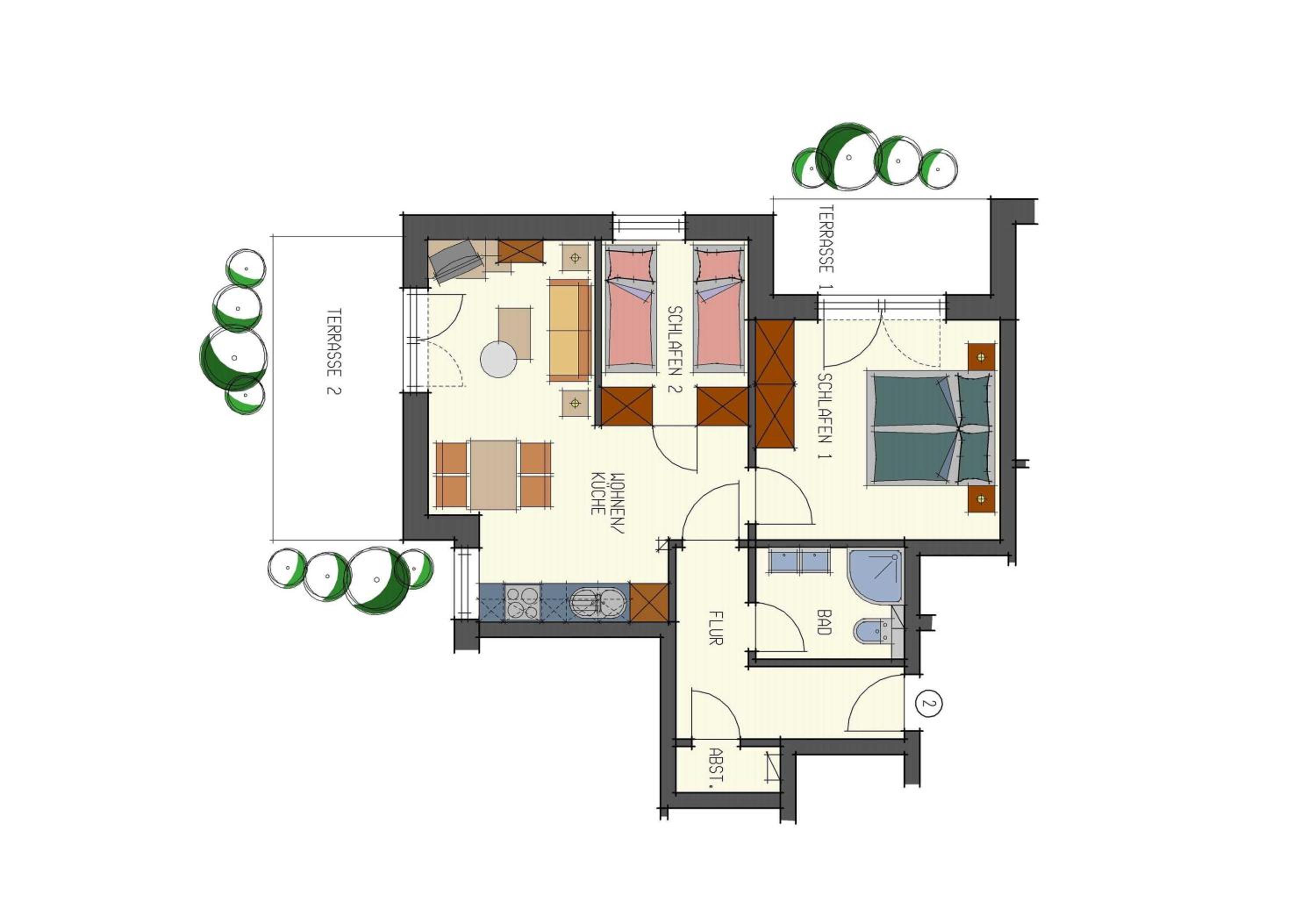 Moderne Kurparkresidenz