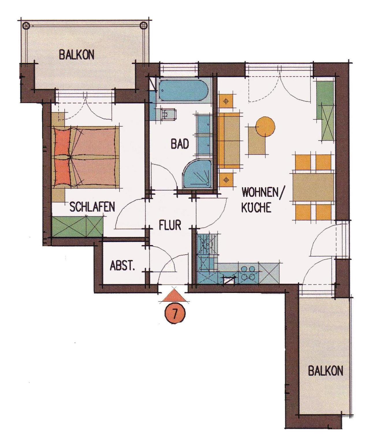 Moderne Kurparkresidenz