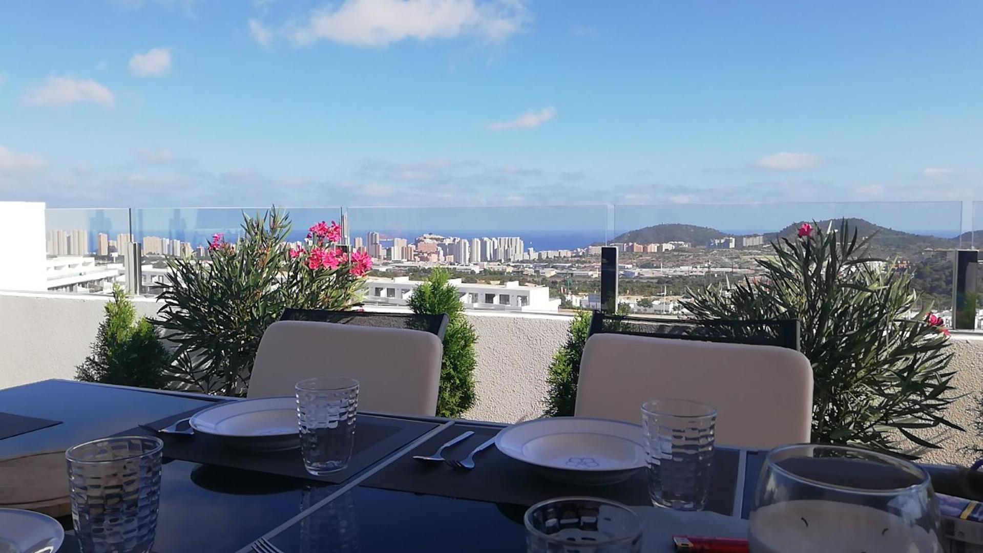 Penthouse mit Meerblick an der Costa Blanca, Benidorm