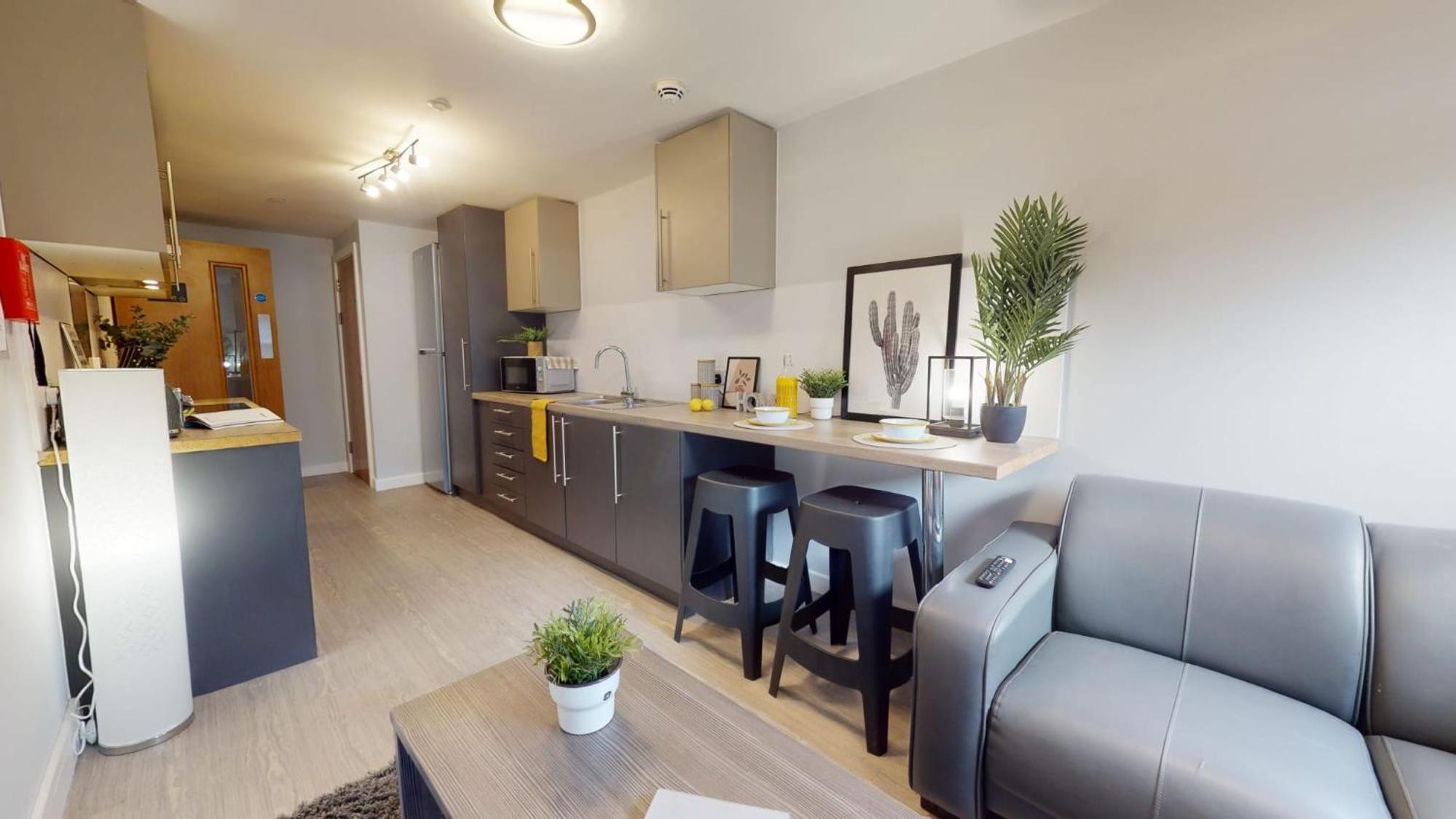 Ensuite Bedrooms With Shared Kitchen and 5 Bedroom Apartments at iQ Steel in Sheffield