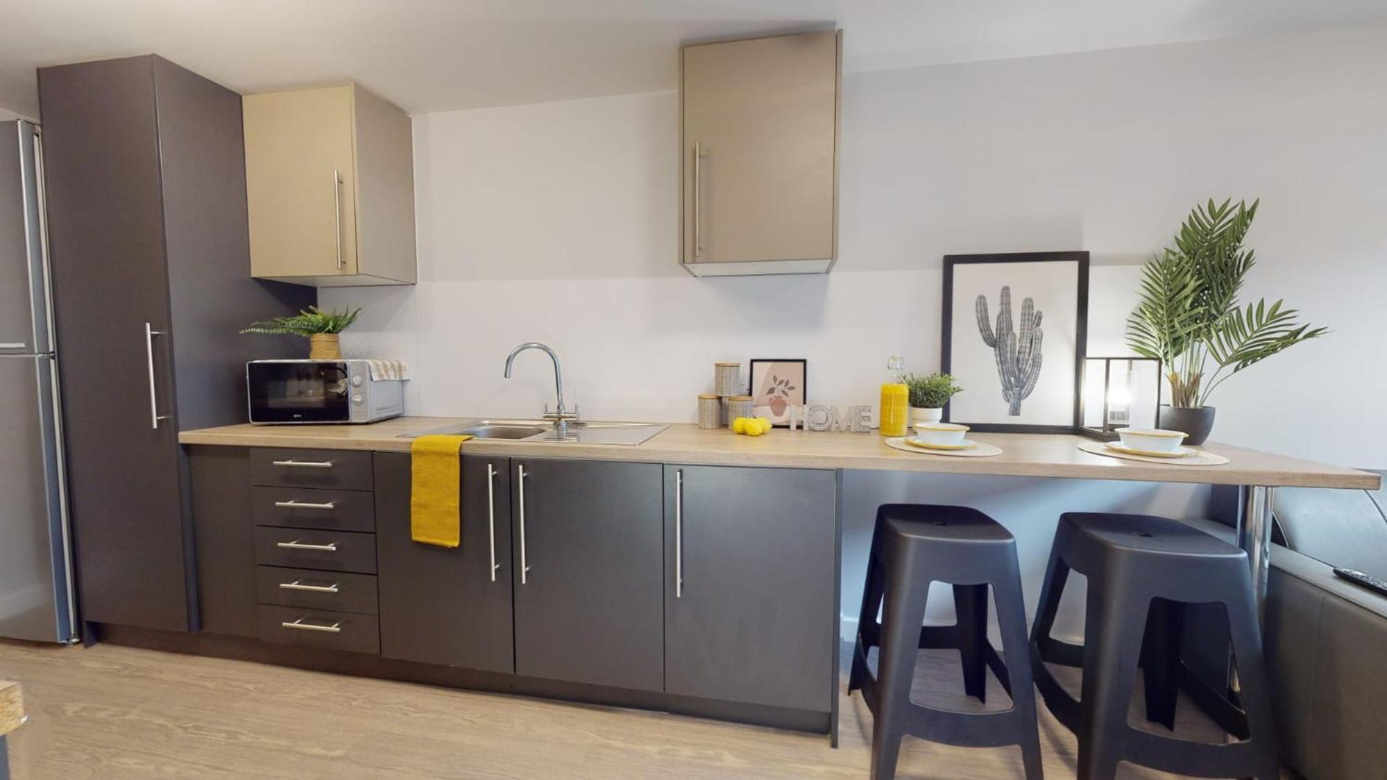 Ensuite Bedrooms With Shared Kitchen and 5 Bedroom Apartments at iQ Steel in Sheffield
