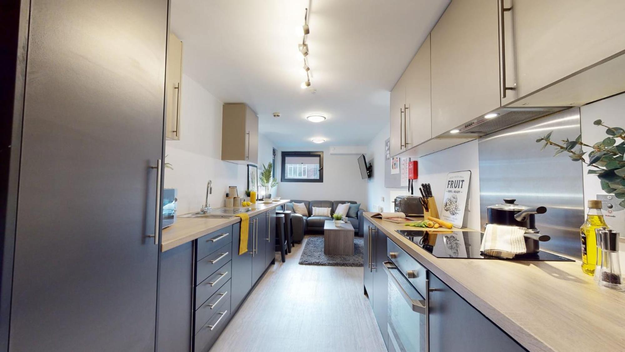 Ensuite Bedrooms With Shared Kitchen and 5 Bedroom Apartments at iQ Steel in Sheffield