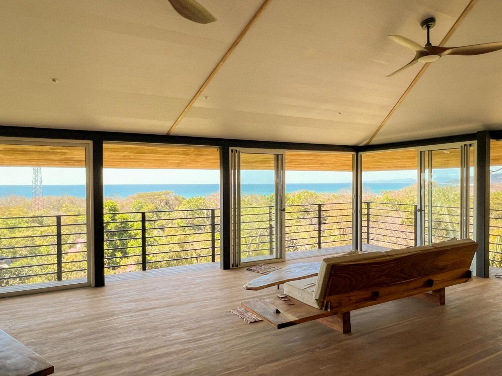 Ocean View Modern Jungle Vacation Home - Walking Distance to Playa Mal Pais