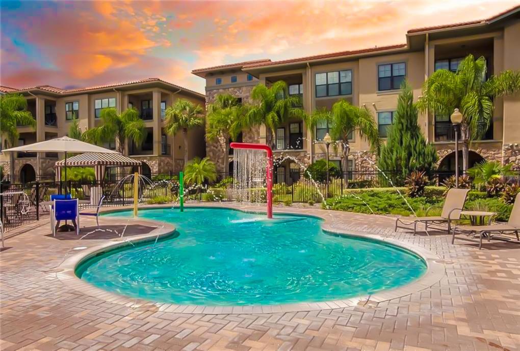 Disney just 8 miles away, washer, dryer, kitchen, living room, two pools, fitness room view 2