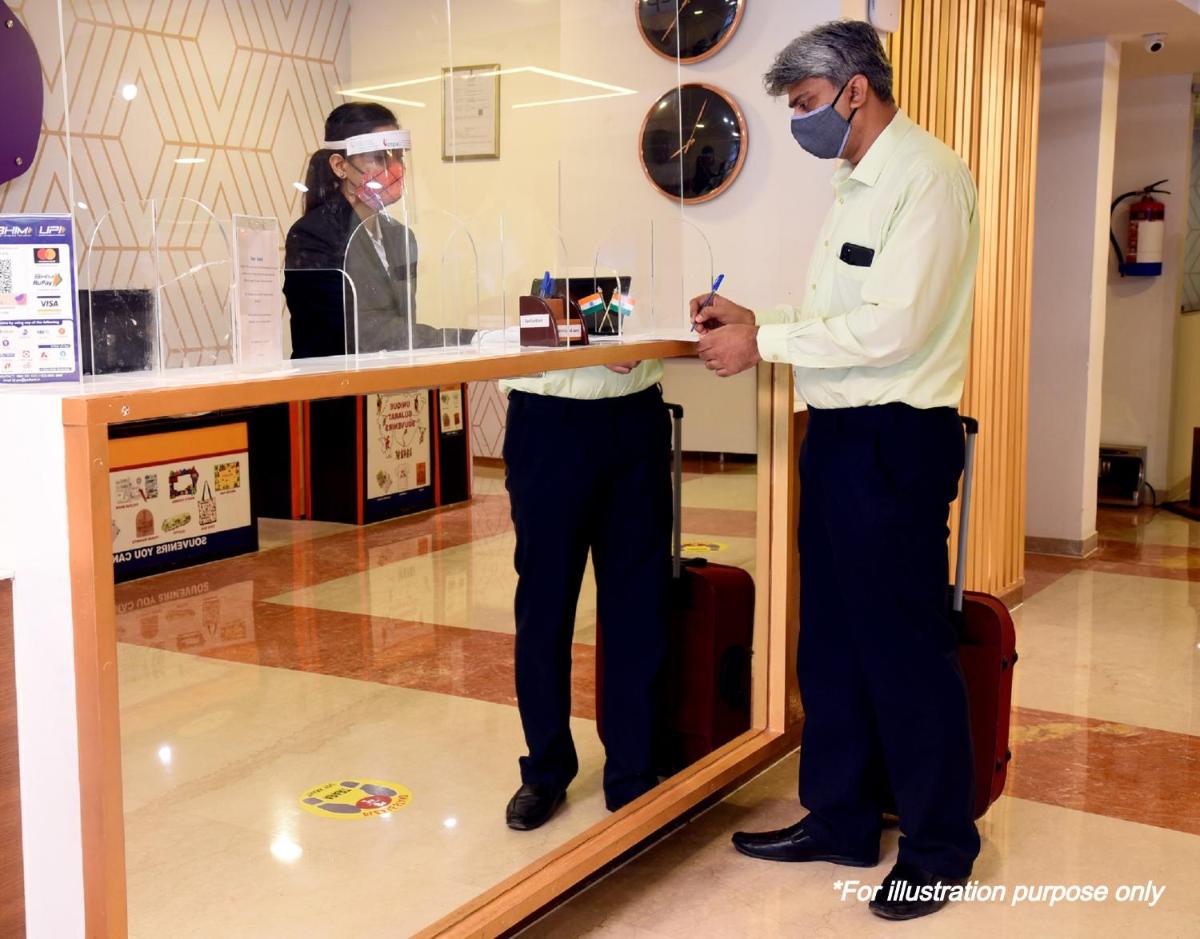 hotel reception