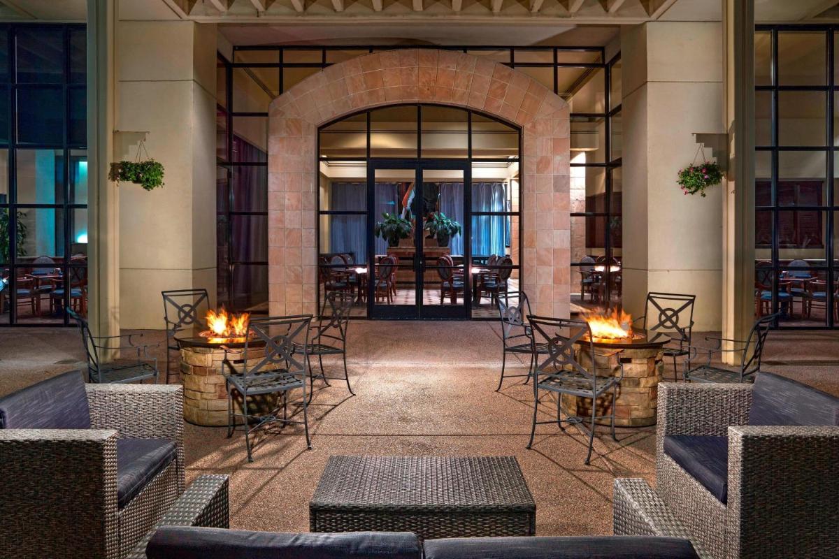 outdoor BBQ area