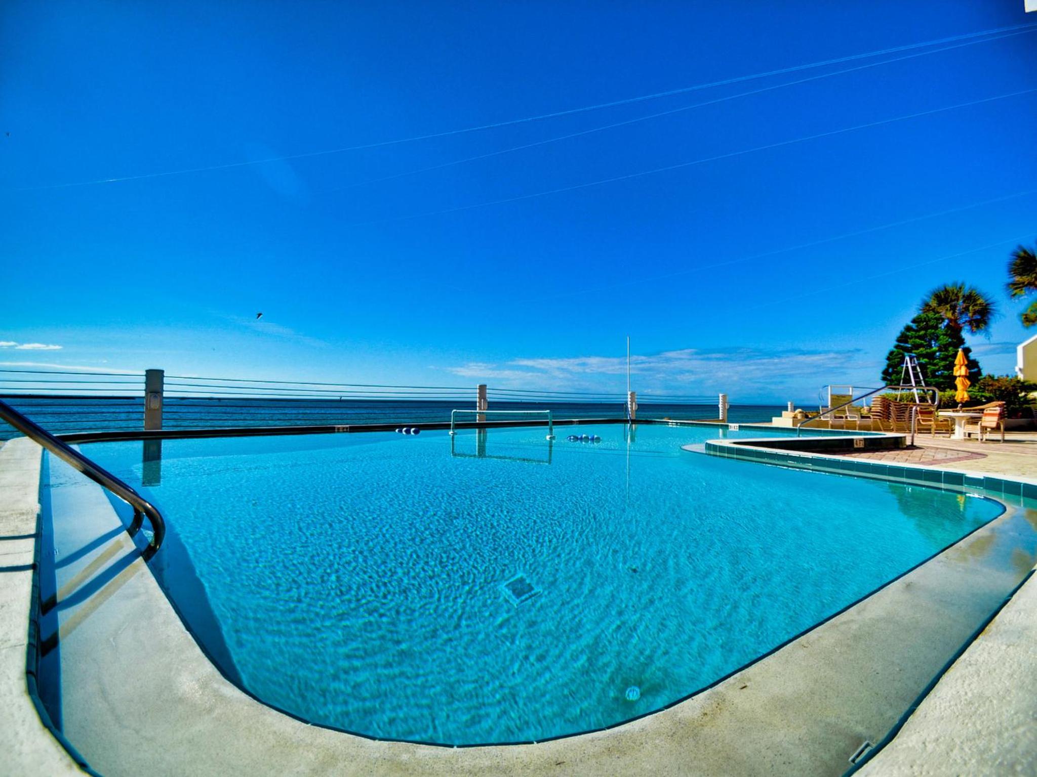 440 West Condos 304-N Direct Gulf Front and Waterside Pool view 3