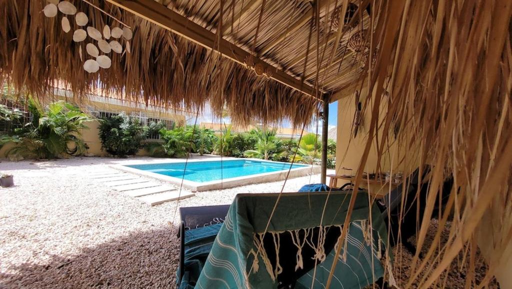 Villa Dushi Arembos, 6 persons, private pool, comfortable car, tropical garden
