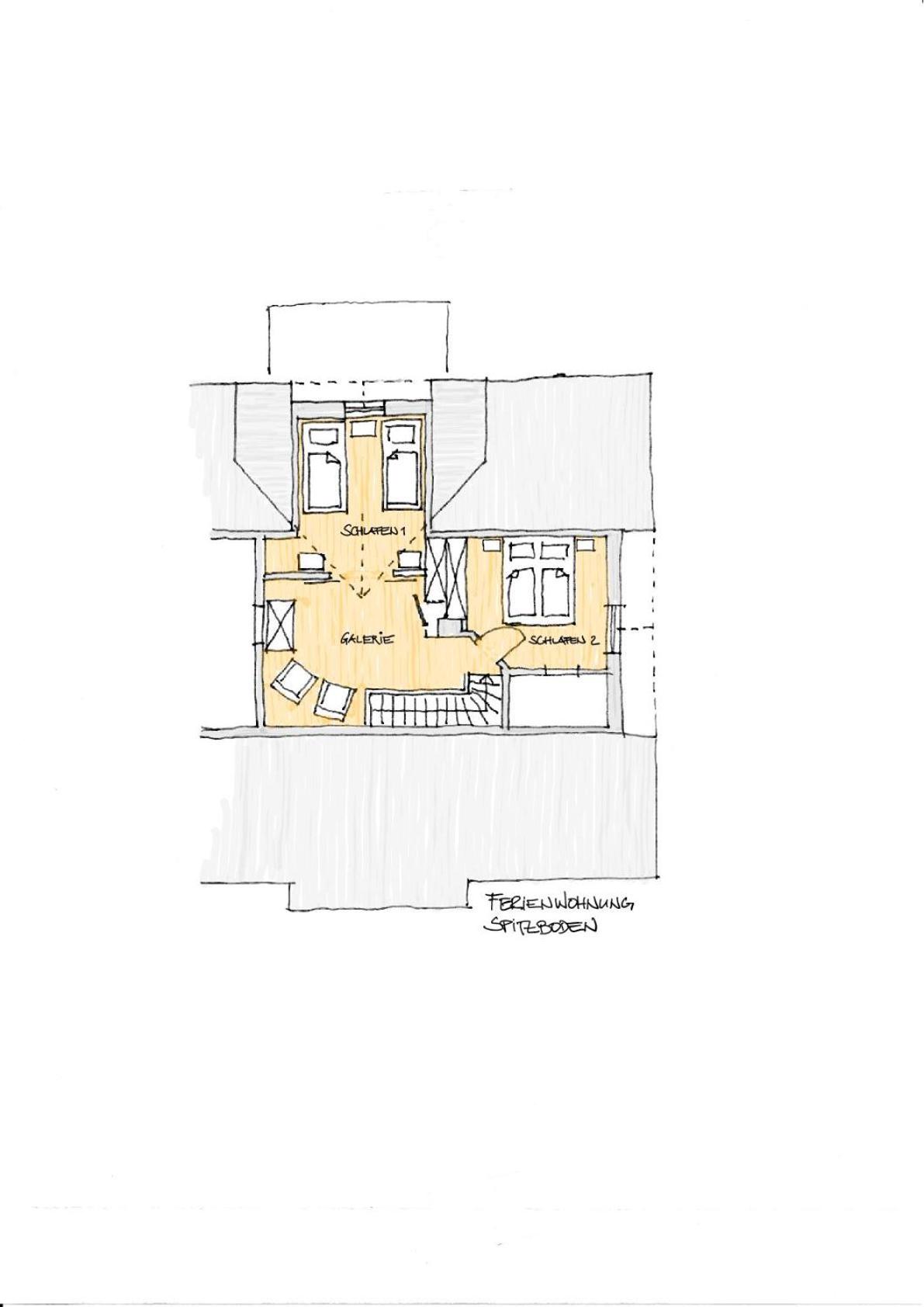 Dahem-Apartments - ruhig Parkplatz Rhein Main Gebiet gut erreichbar - 3 Apartments - barrierefrei mit Garten und Hund auf Anfrage -- 2 SZ Maisonette mit Ba