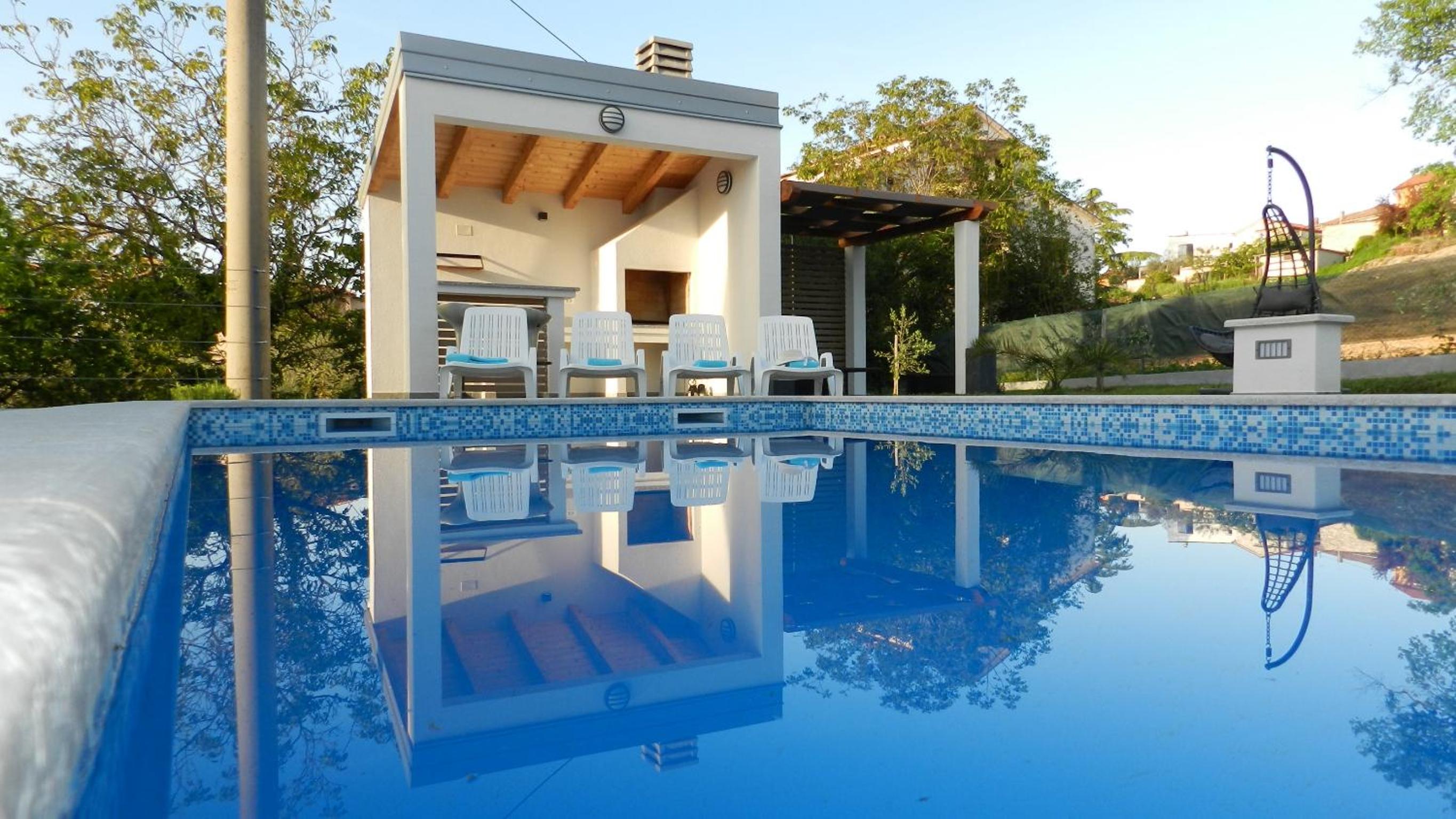 Villa Amoena with Pool and Sauna view 2