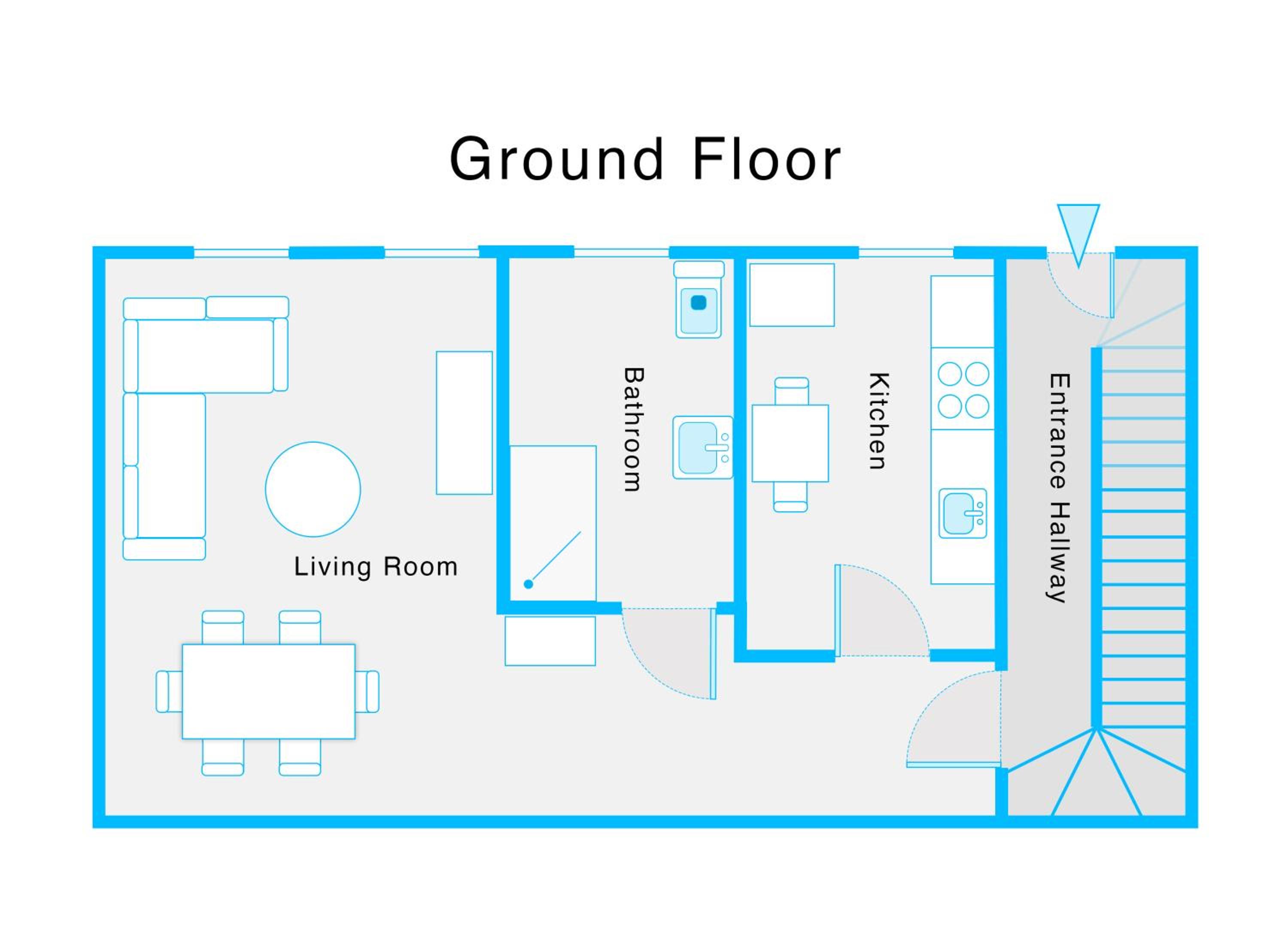 The Remise Mitte Loft, 2 BR, 2 bathrooms, living room, group & family friendly, 4- 7 Guests