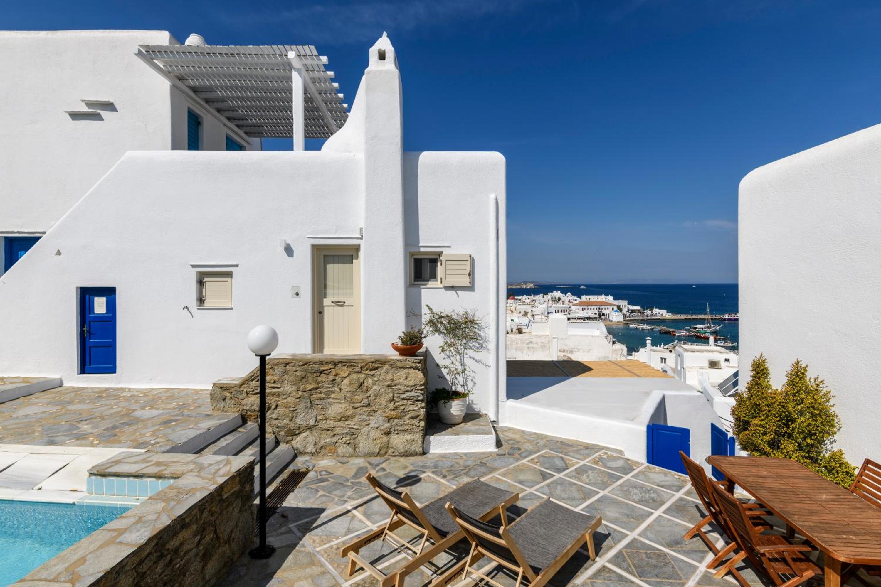 Supreme Mykonos Town House with Views & Pool & Parking photo 2