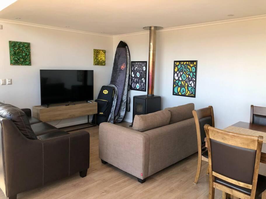 Moderna Casa con vista al mar