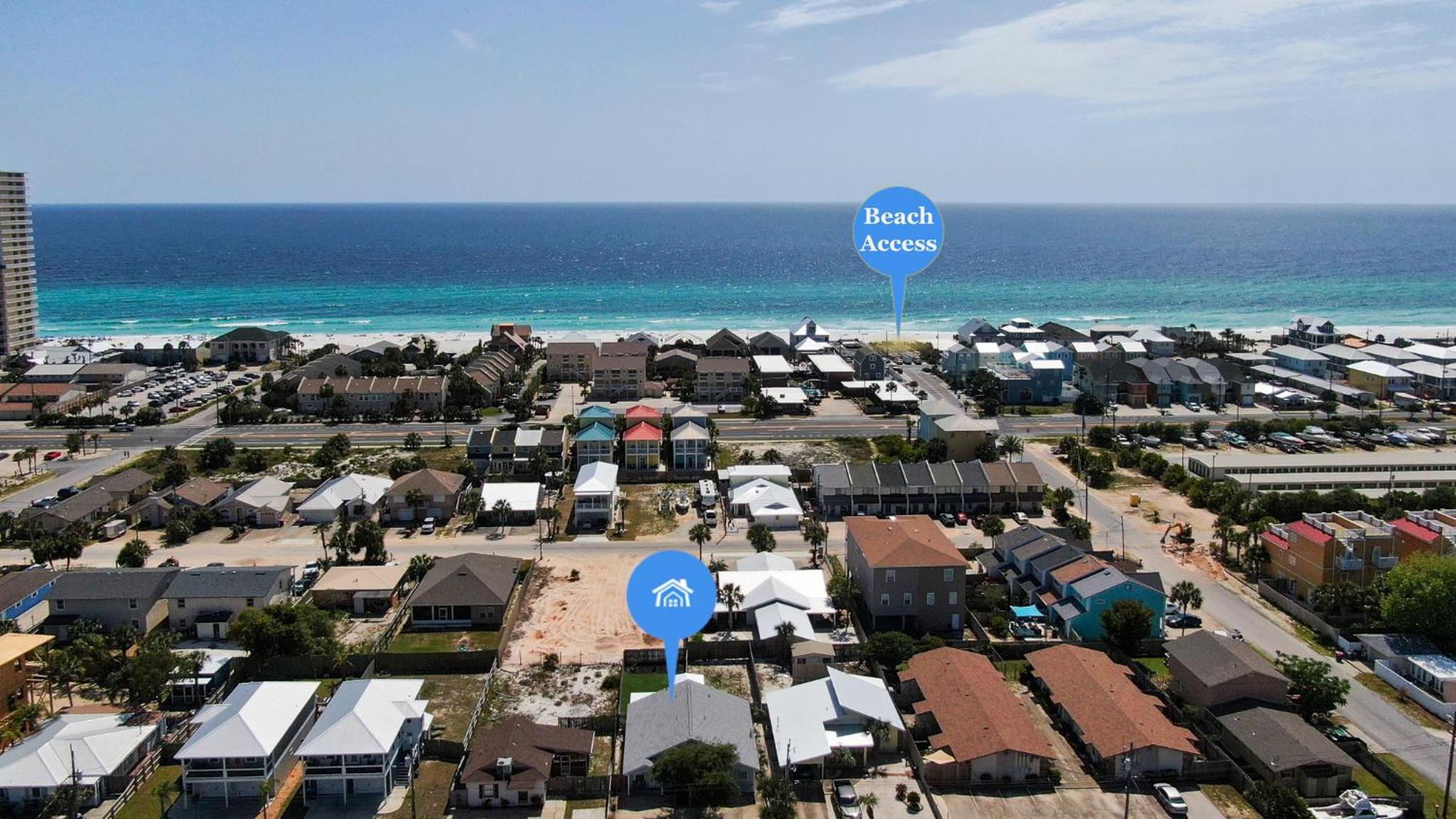 Surf Themed Beach Getaway – Walk to Beach at Red Neptune view 2