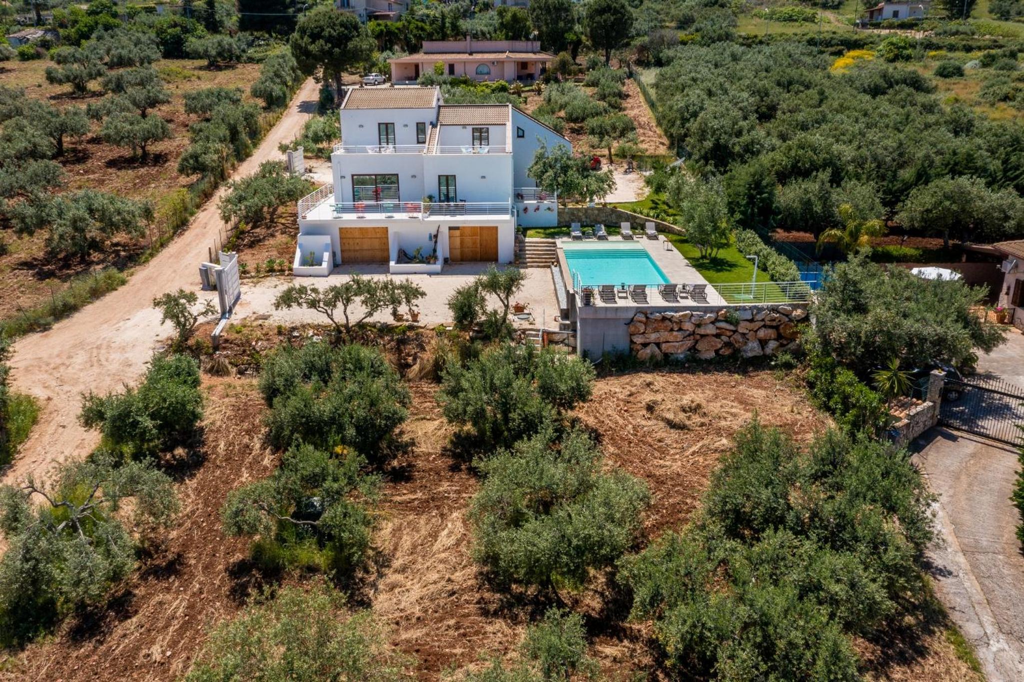 Villa Maria con piscina e vista mare view 5