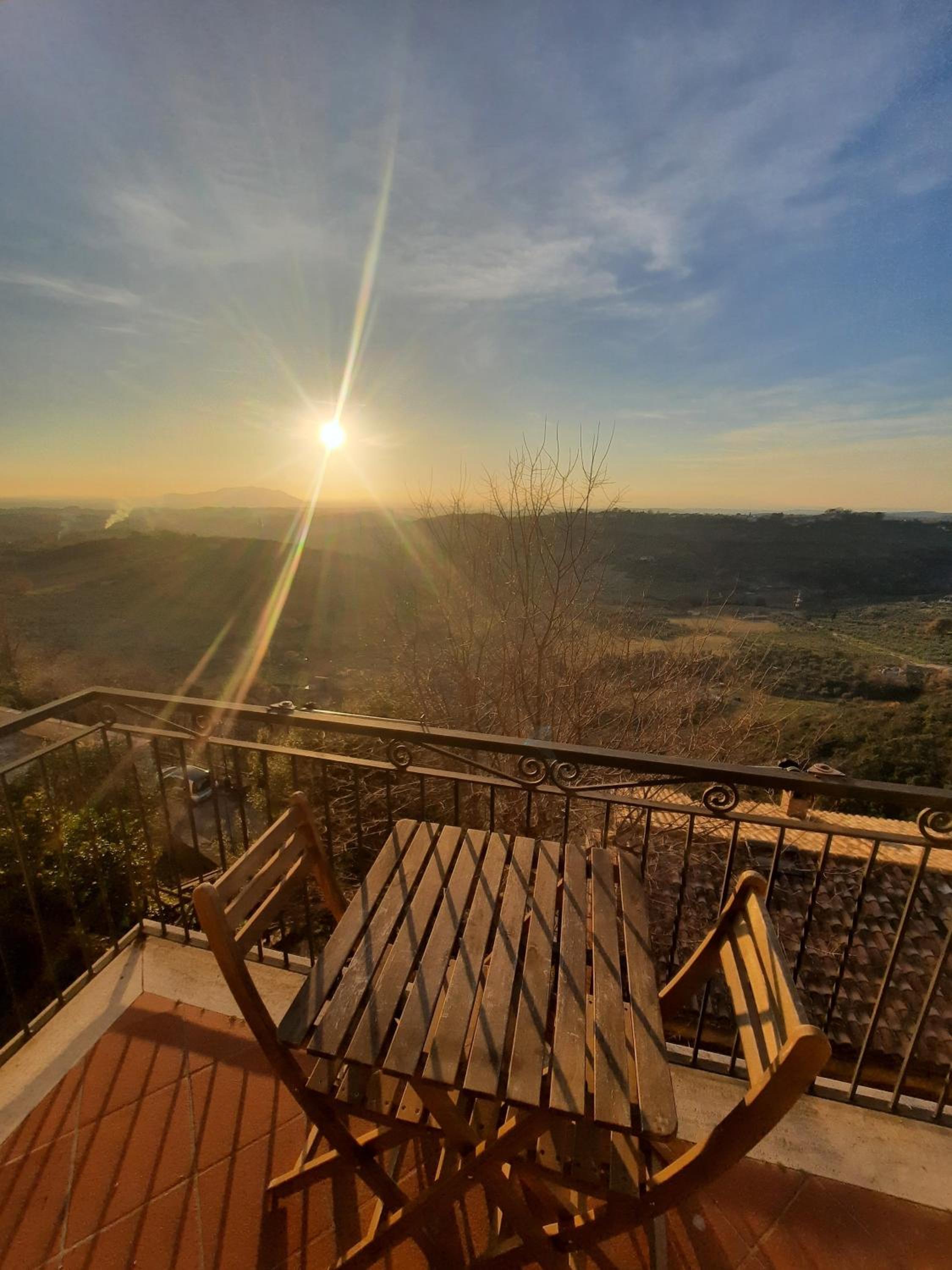 Panoramico nell'antico borgo medievale di Casperia