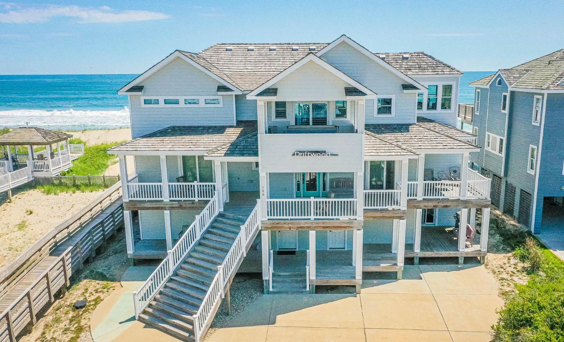 Driftwood - Village at Nags Head MP 15, Oceanfront, Elevator, Pool, Hot Tub, Pool Table, Pets OK