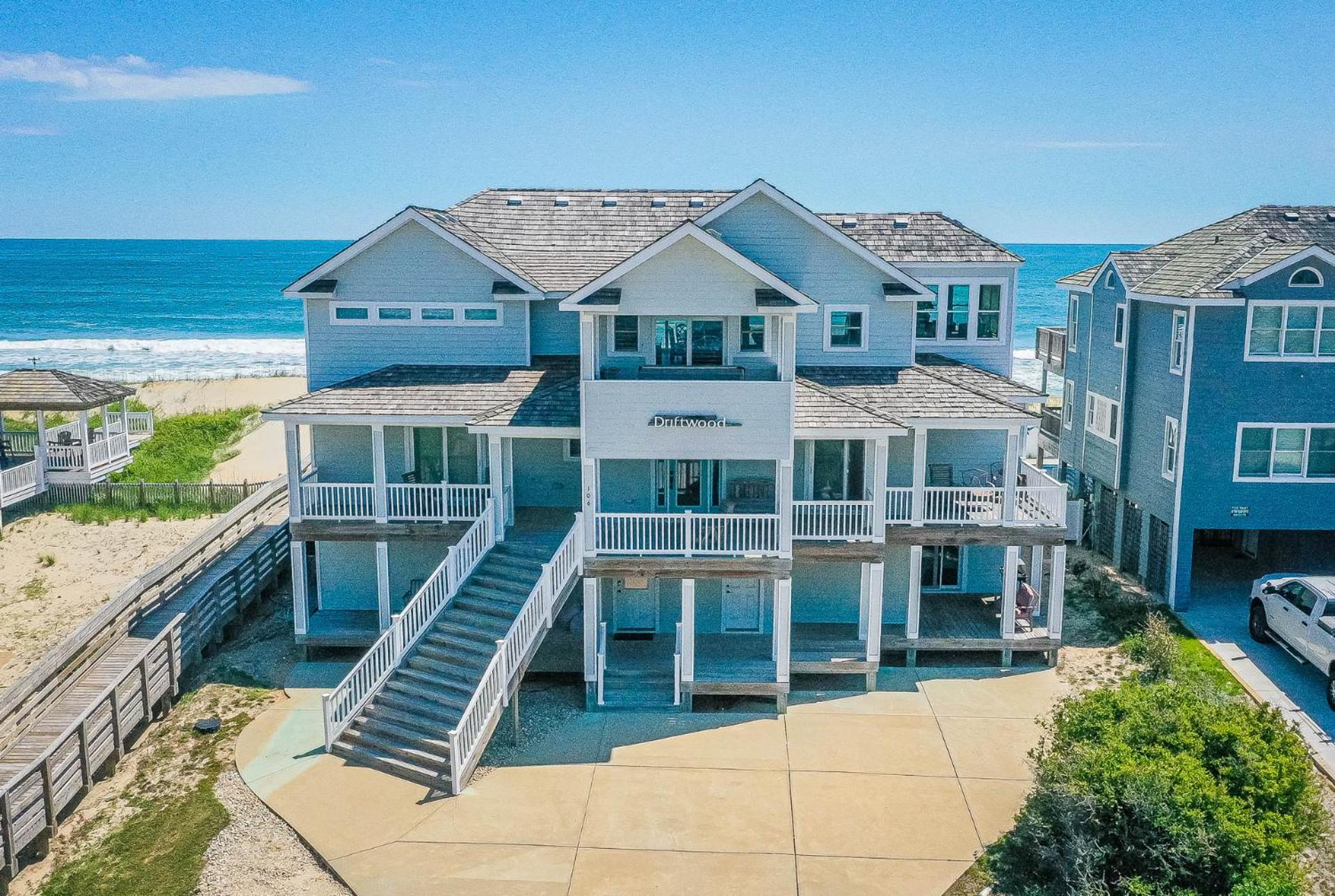 Driftwood - Village at Nags Head MP 15, Oceanfront, Elevator, Pool, Hot Tub, Pool Table, Pets OK