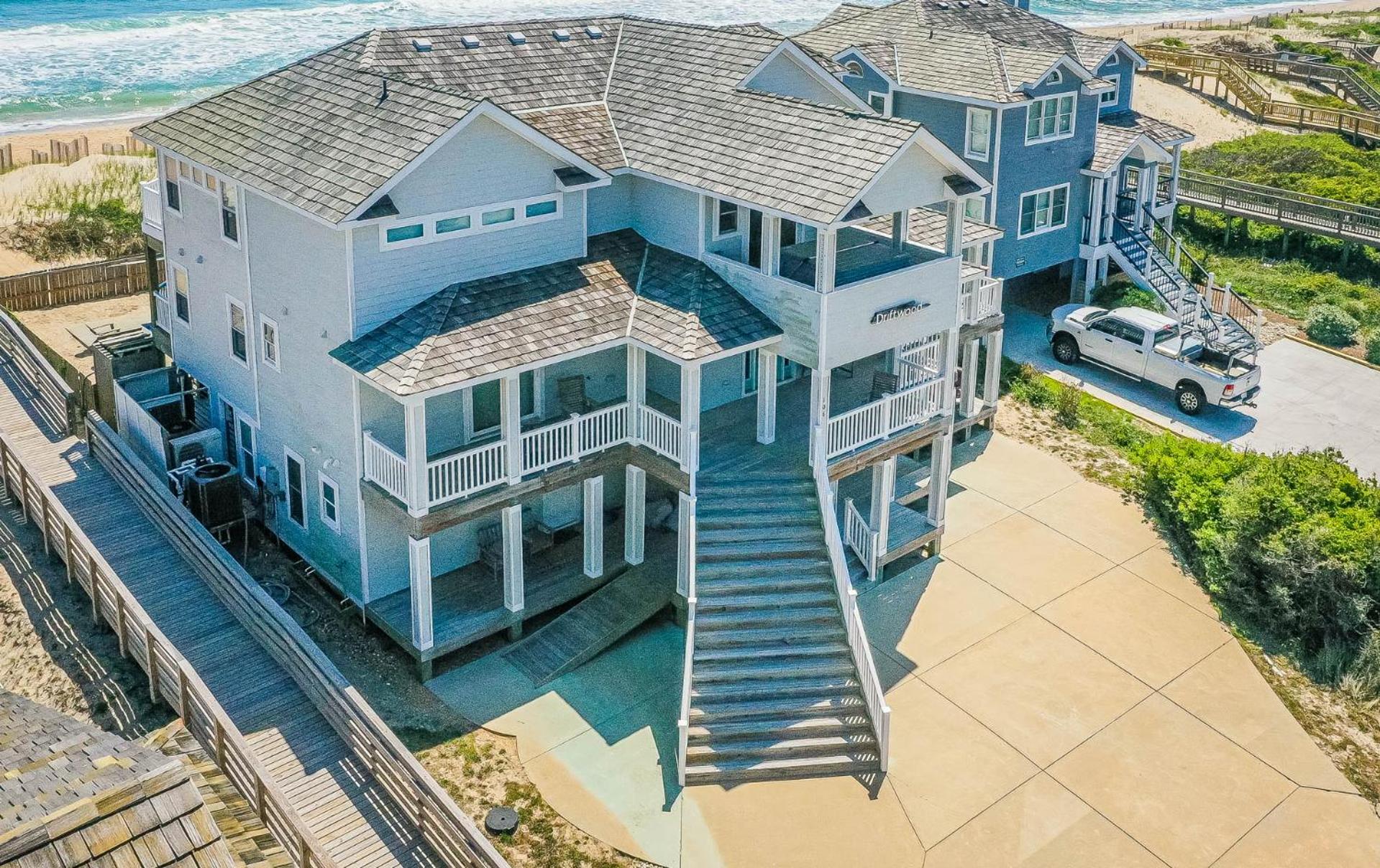 Driftwood - Village at Nags Head MP 15, Oceanfront, Elevator, Pool, Hot Tub, Pool Table, Pets OK