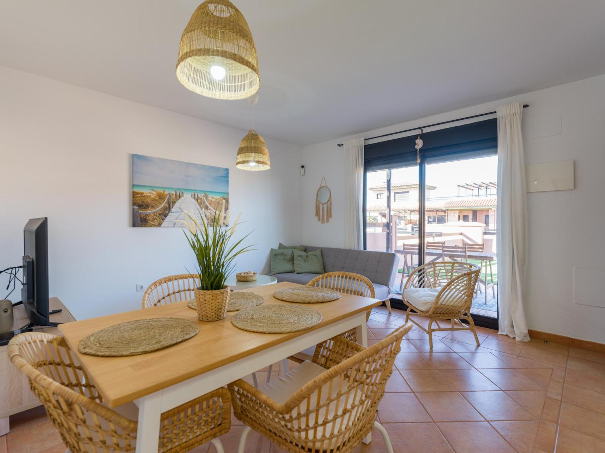 Private Terrace Majanicho Home -Garden & Pool view 3