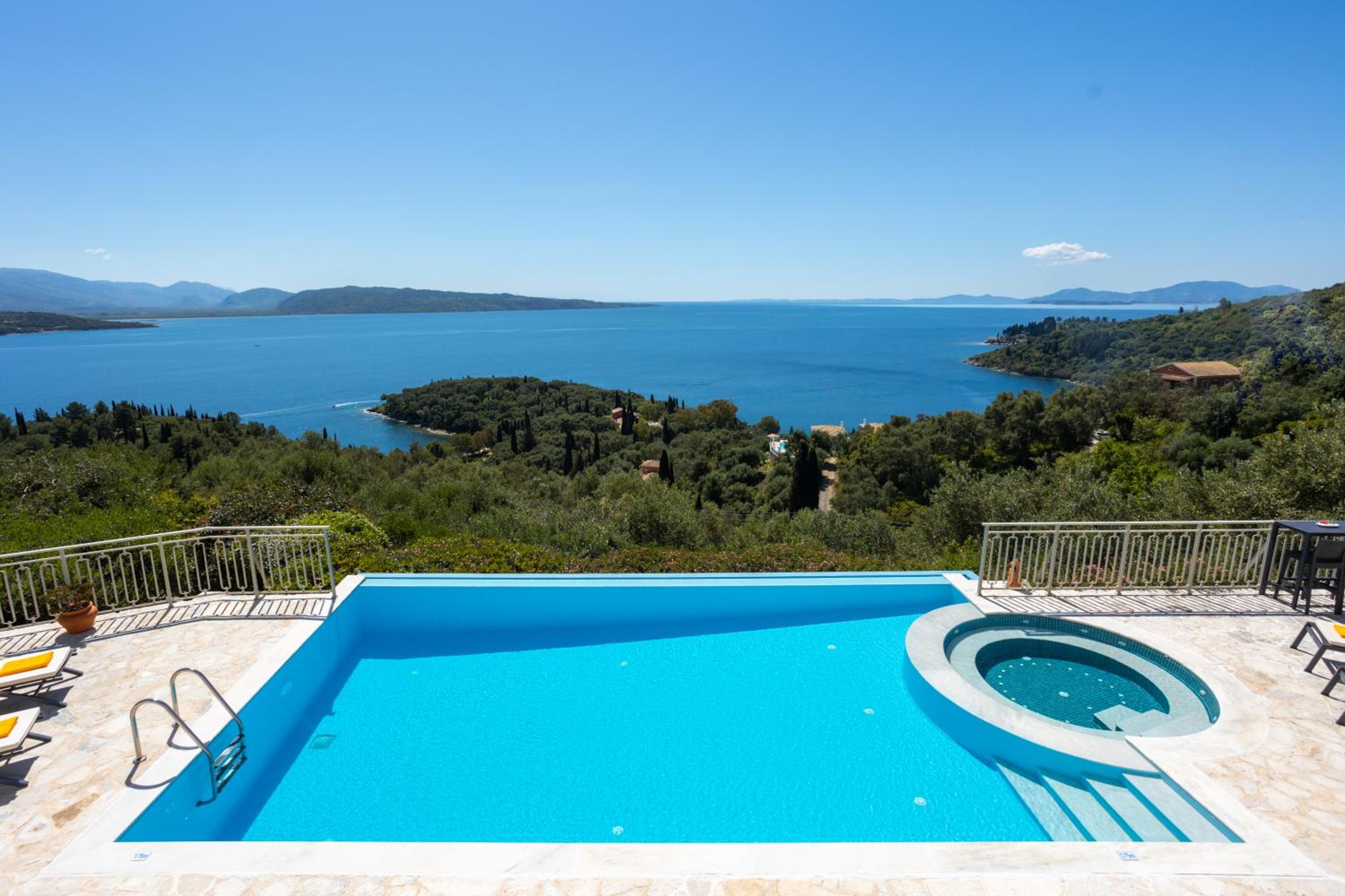 Luxury Villa Penelope with pool at Kerasia, Corfu view 4