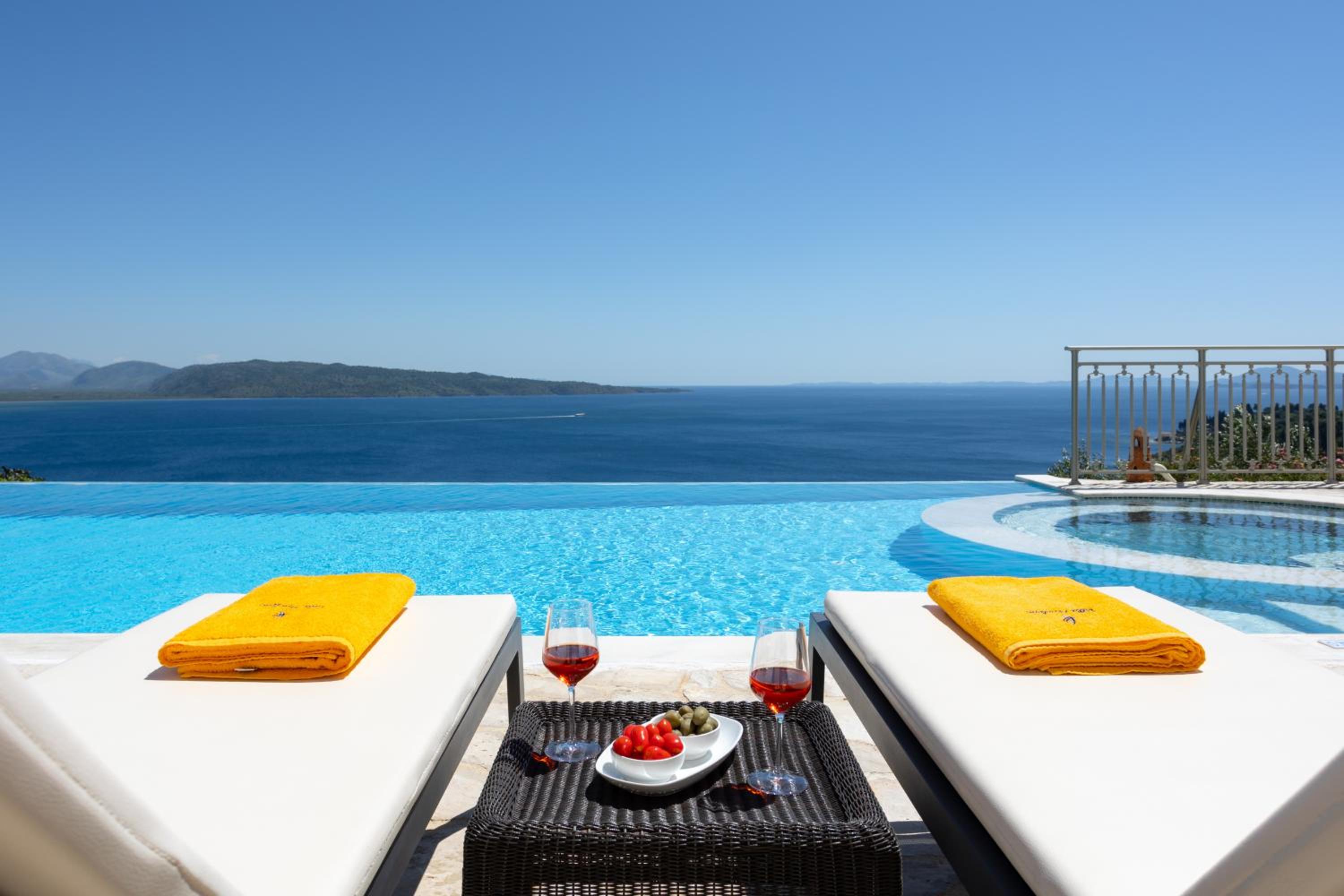 Luxury Villa Penelope with pool at Kerasia, Corfu view 3