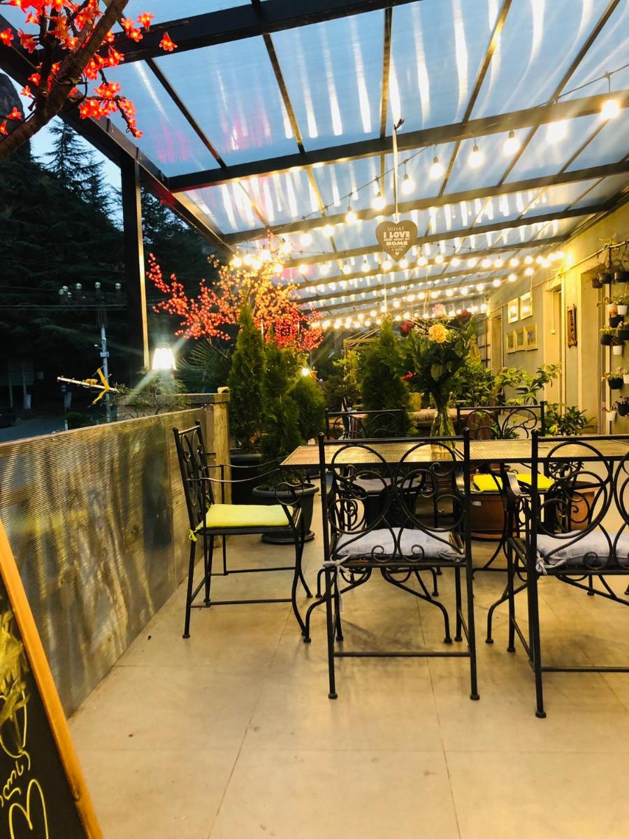 outdoor BBQ area