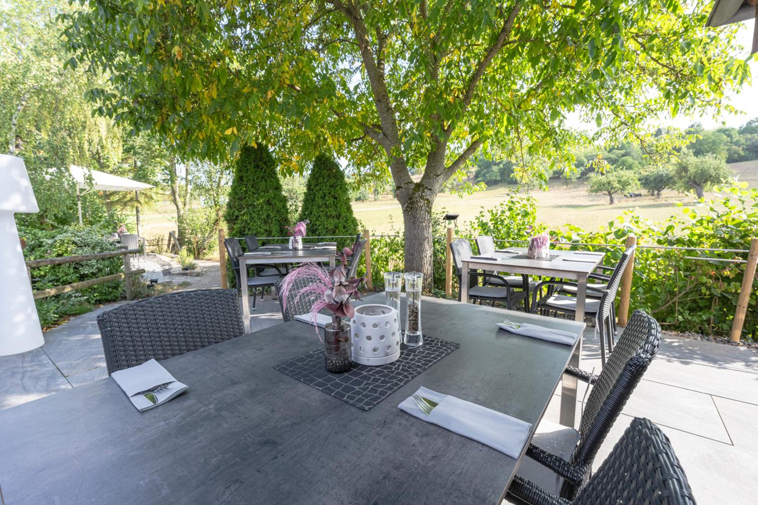 outdoor BBQ area