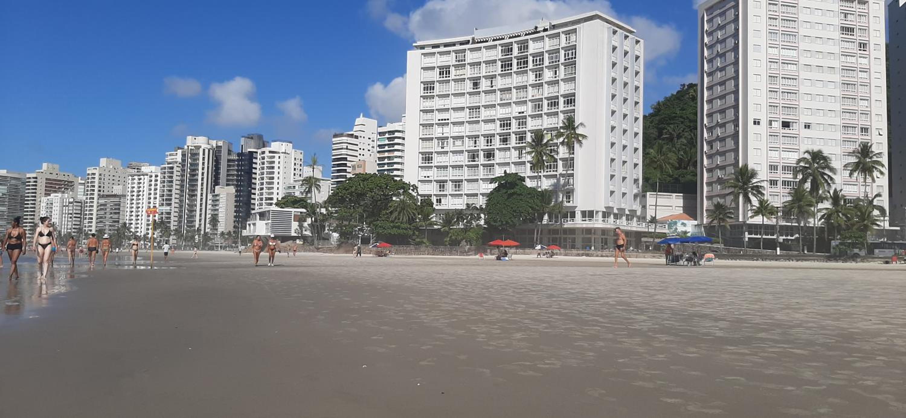Apartamento Guarujá Pitangueiras 50 metros Praia/3 Dormitórios/Vista do Mar, Sol da manhã