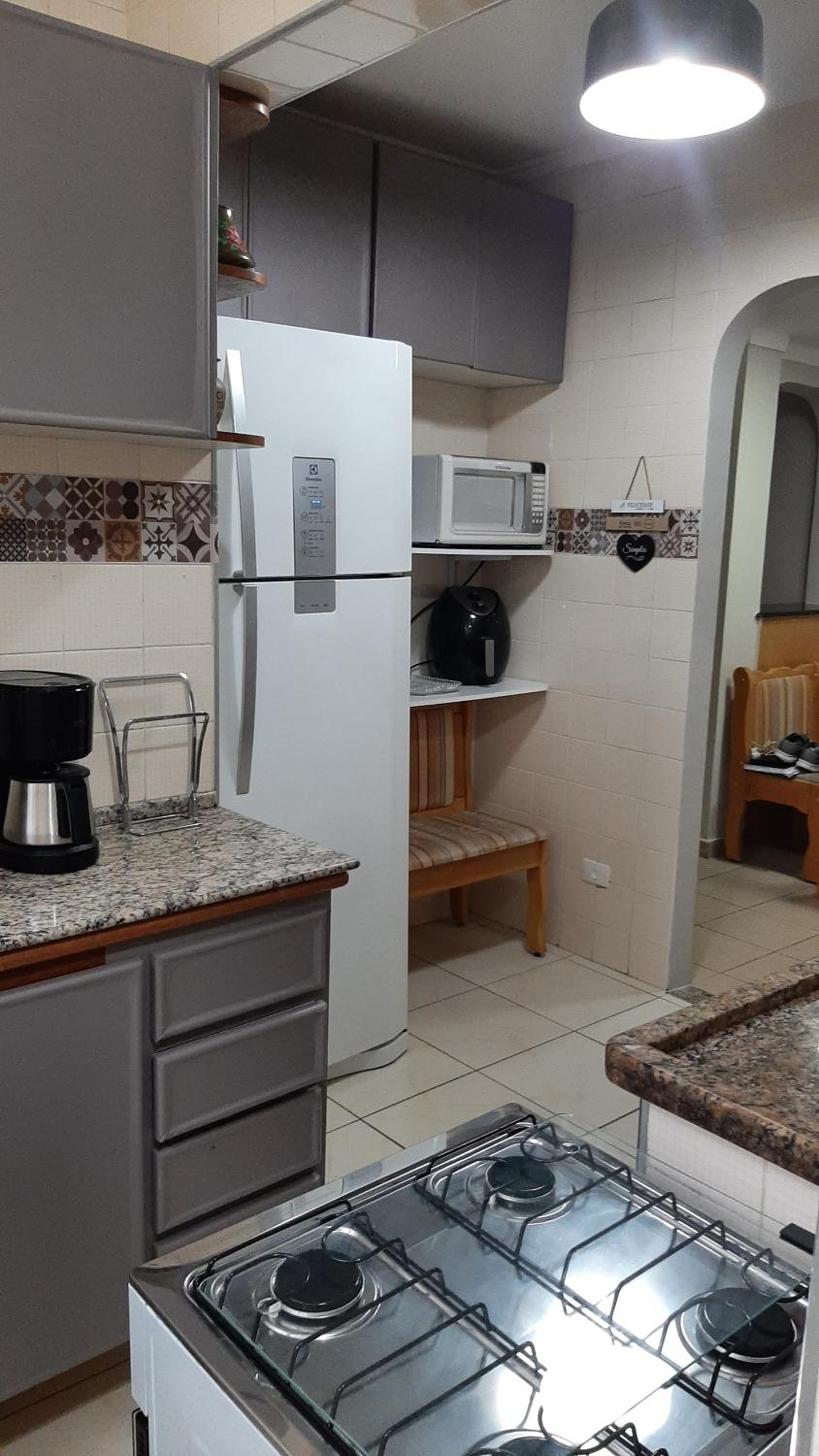 Apartamento Guarujá Pitangueiras 50 metros Praia/3 Dormitórios/Vista do Mar, Sol da manhã