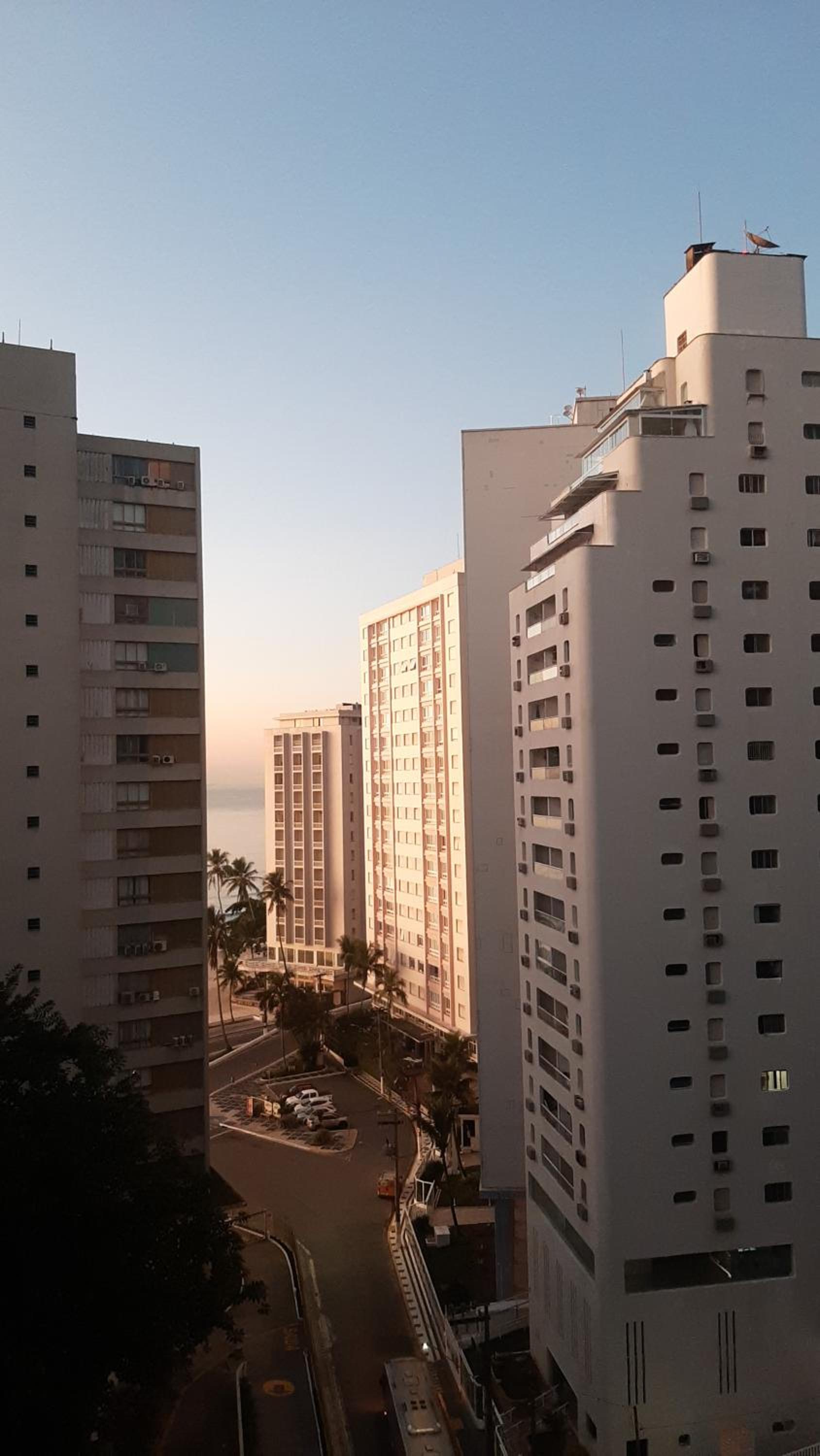 Apartamento Guarujá Pitangueiras 50 metros Praia/3 Dormitórios/Vista do Mar, Sol da manhã