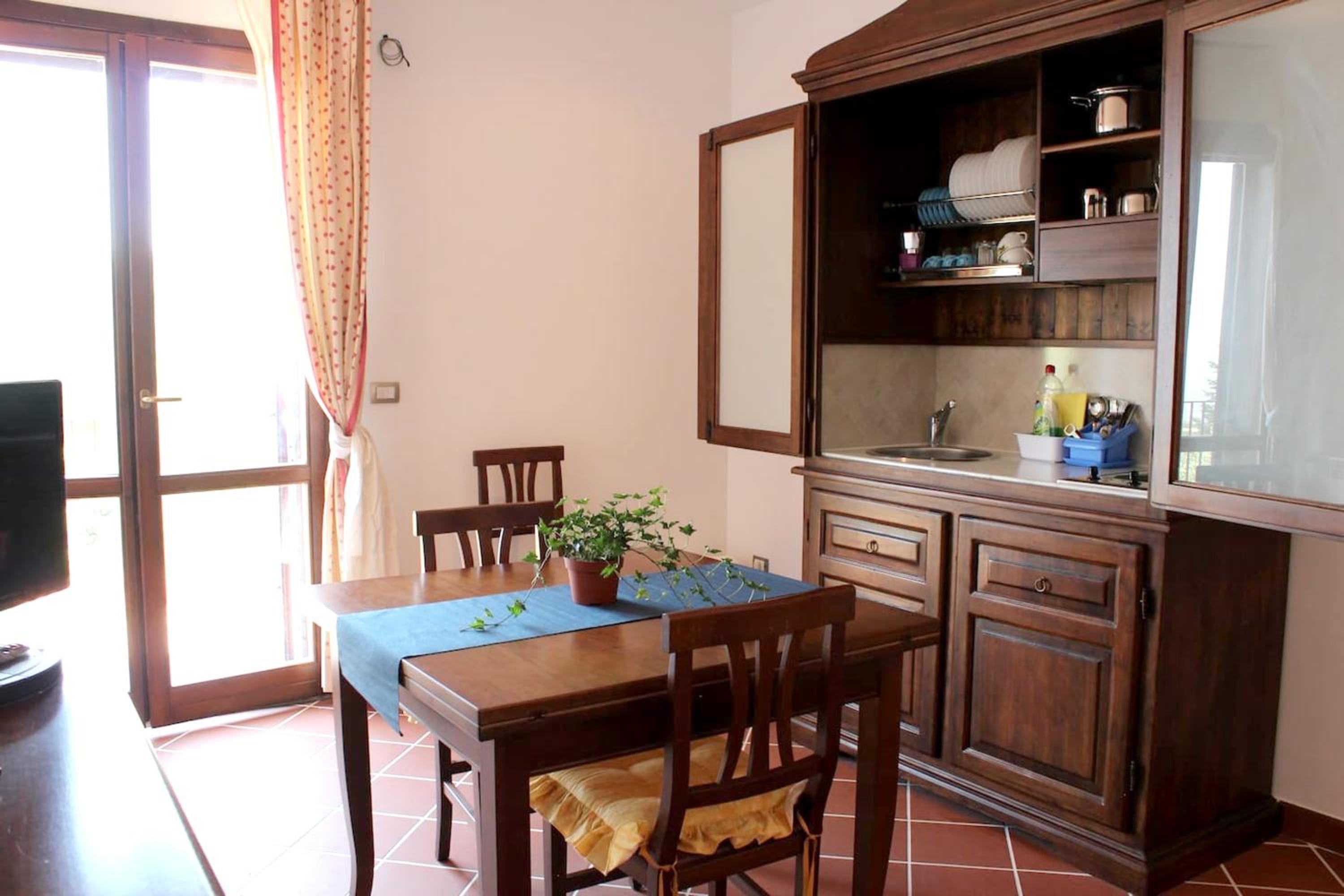 Charming apartment in Nicolosi 29 m² balcony view 3