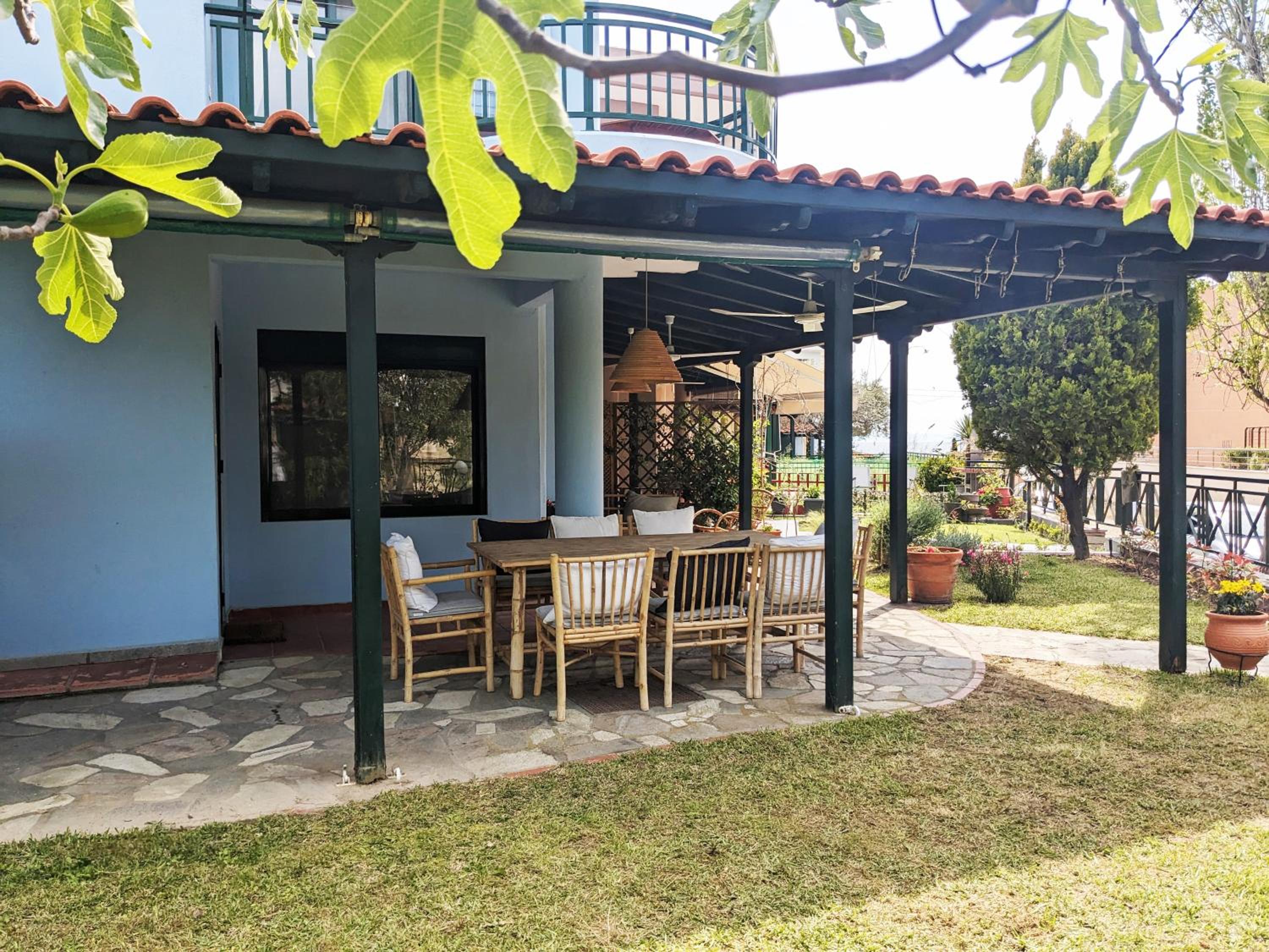 Nikiti Blue house 30m from the beach with sea view view 4