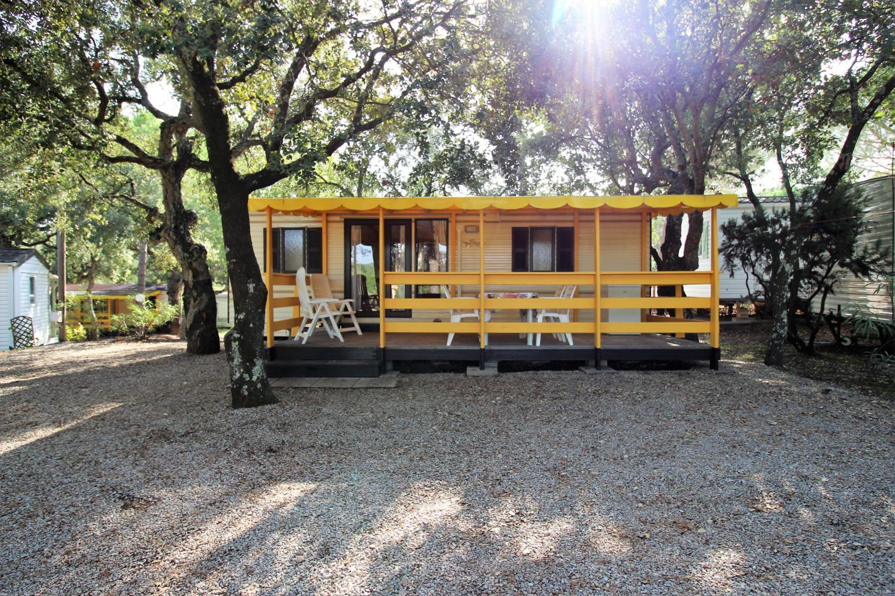 Harbers zonvakanties chalets met airco camping Leï Suves Roquebrune sur Argens
