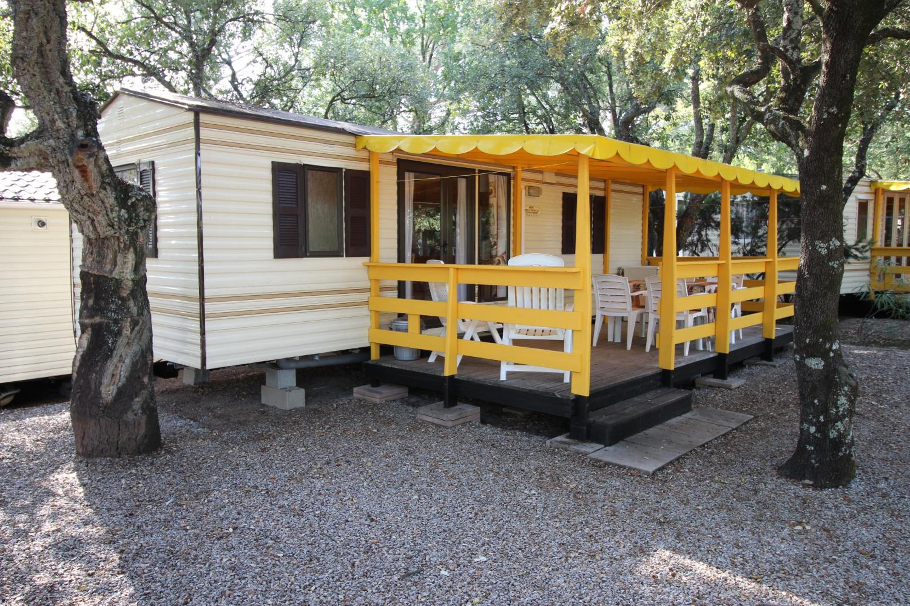 Harbers zonvakanties chalets met airco camping Leï Suves Roquebrune sur Argens