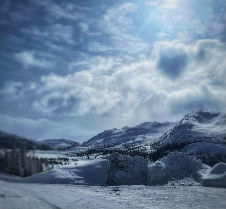 Stor hytte med 4 soverom og panoramautsikt over Tinnsjøen ved Rjukan og Gaustatoppen