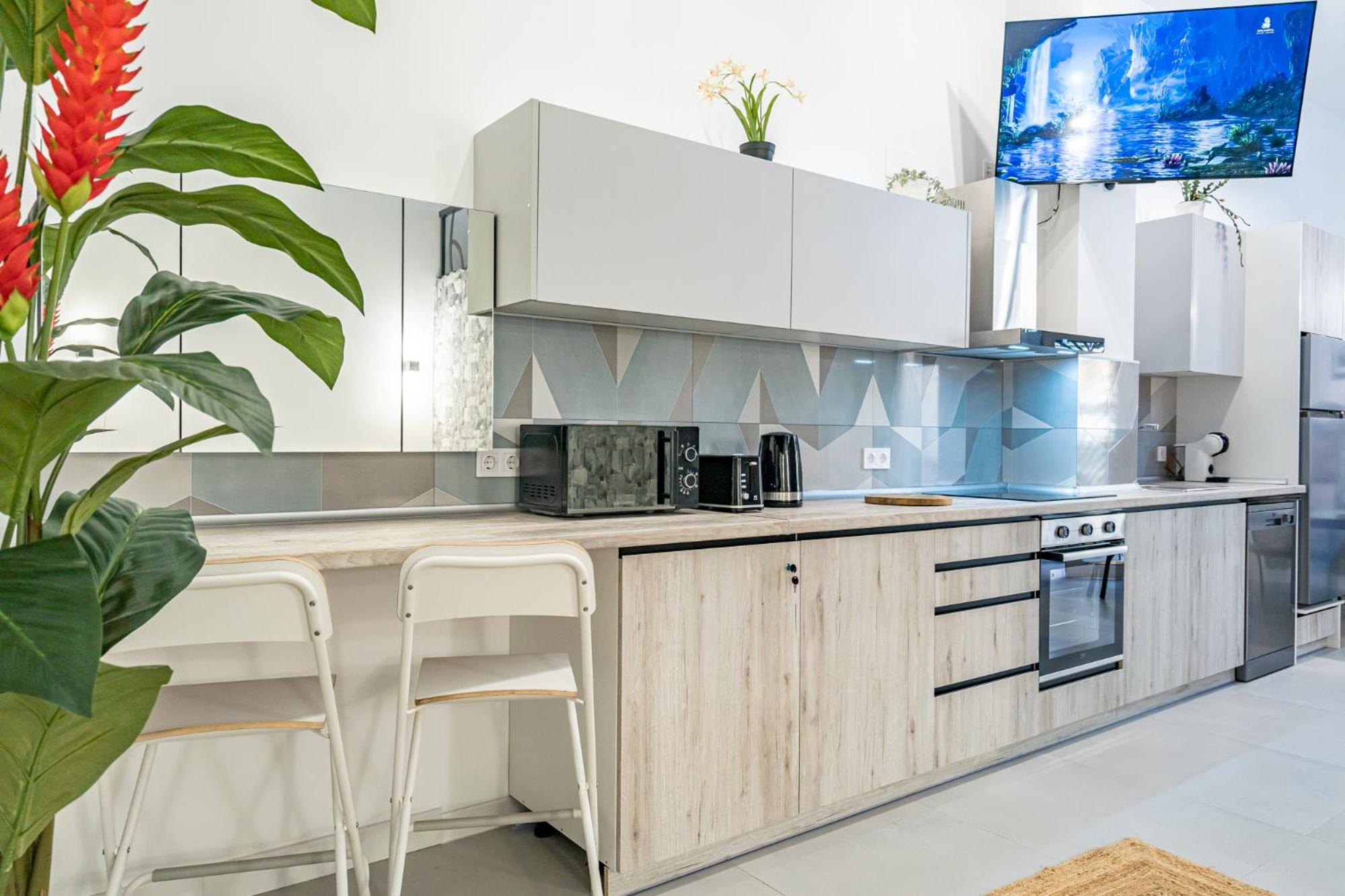 Exquisite studio apartment with an original design
