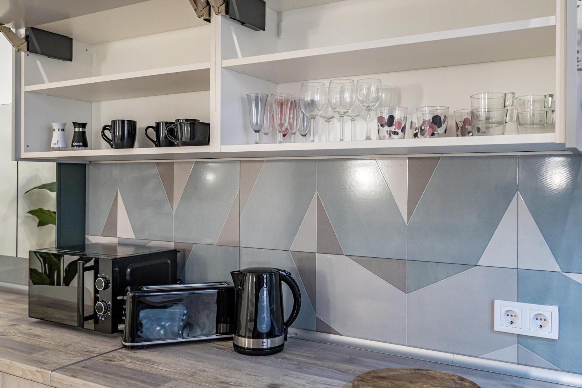 Exquisite studio apartment with an original design