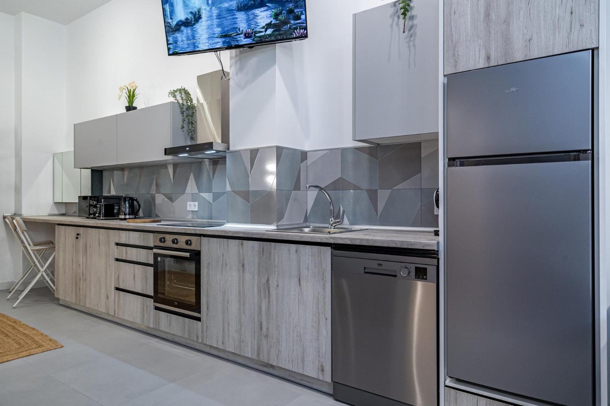 Exquisite studio apartment with an original design